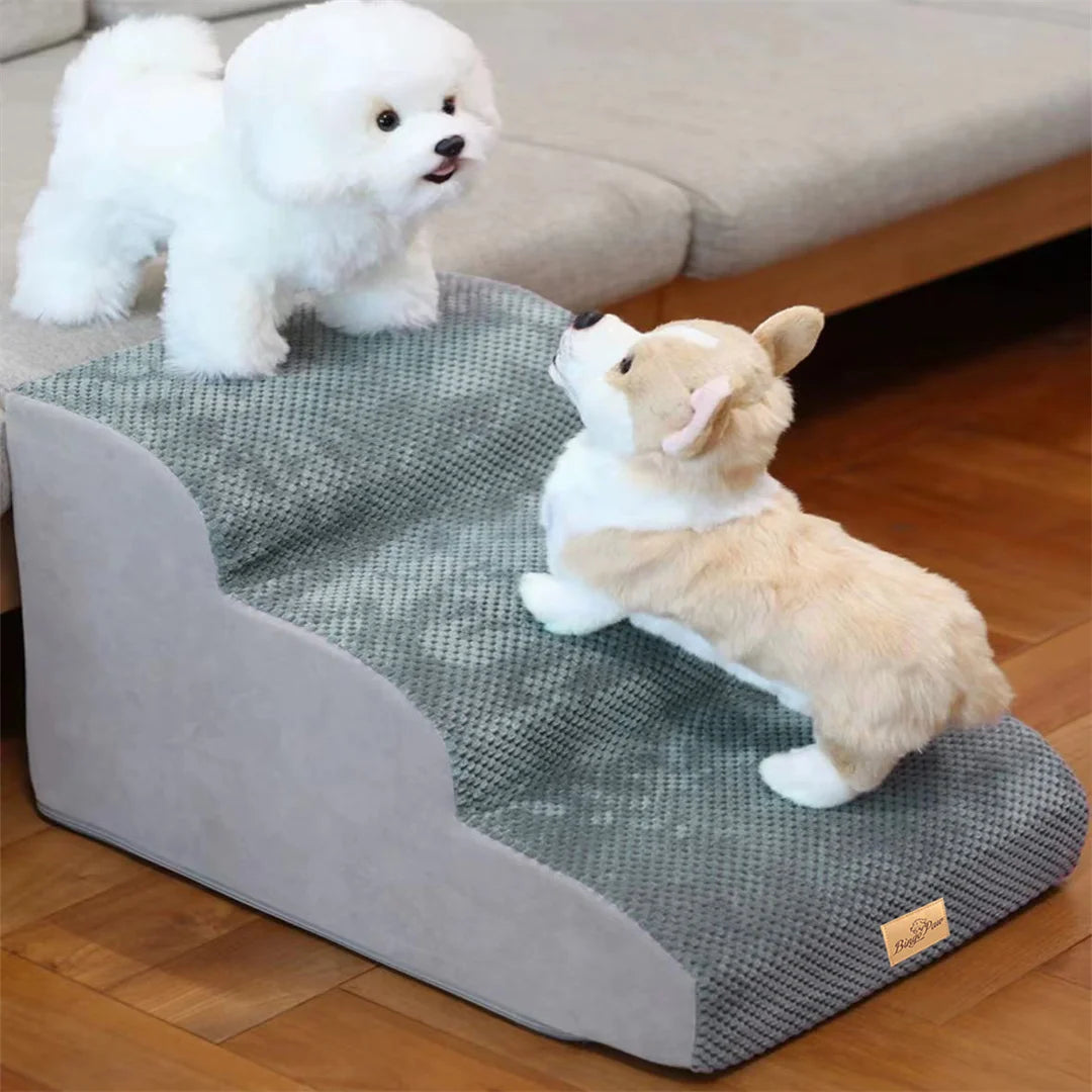 NONEDog Door High Density Foam Dog Steps With Washable Cover