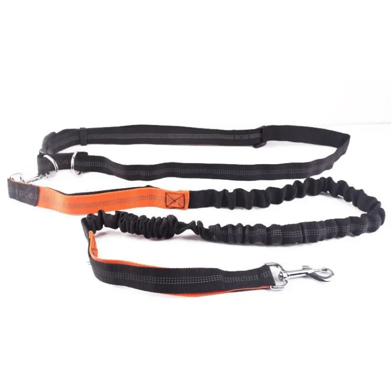 NONECN Adjustable Hands Free Dog Leash Waist Belt for Walking