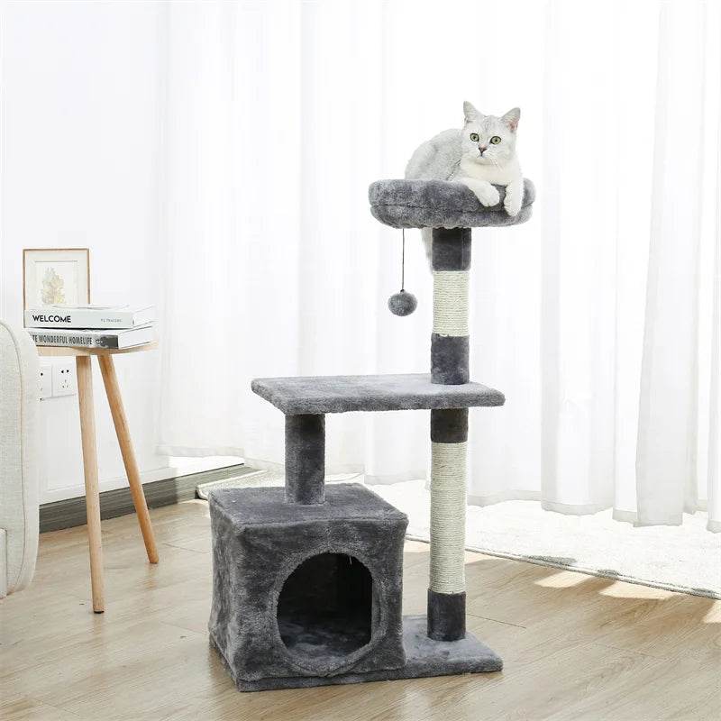 PAWZ Road Premium Cat Tree Tower Indoor Condo With Sisal-Scratching