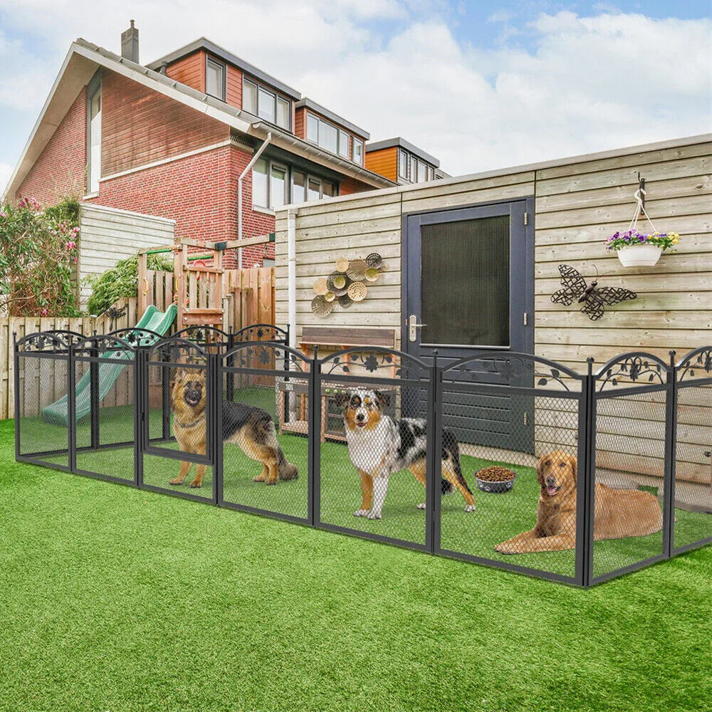 Borwar Heavy Duty Dog Playpen Exercise Enclosure Whelping Pen