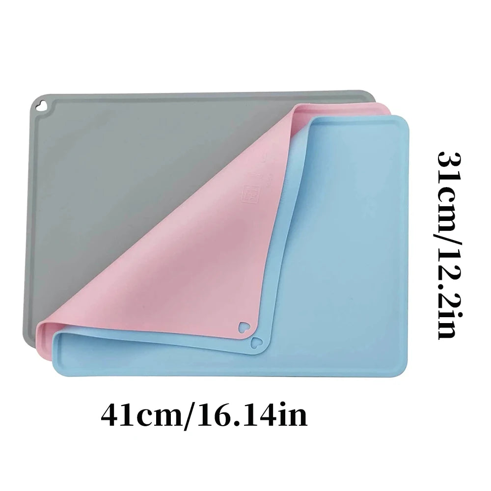 Waterproof Non Slip Silicone Pet Mat For Cats And Dogs