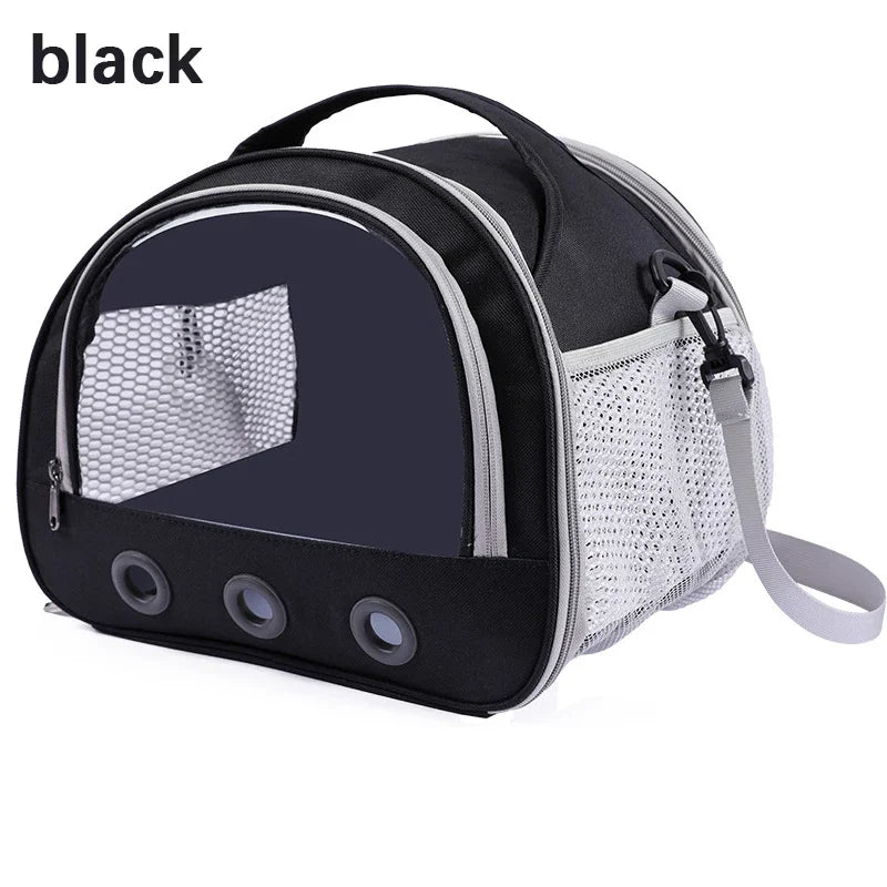 Portable Pet Carrier Bag With Breathable Mesh For Travel
