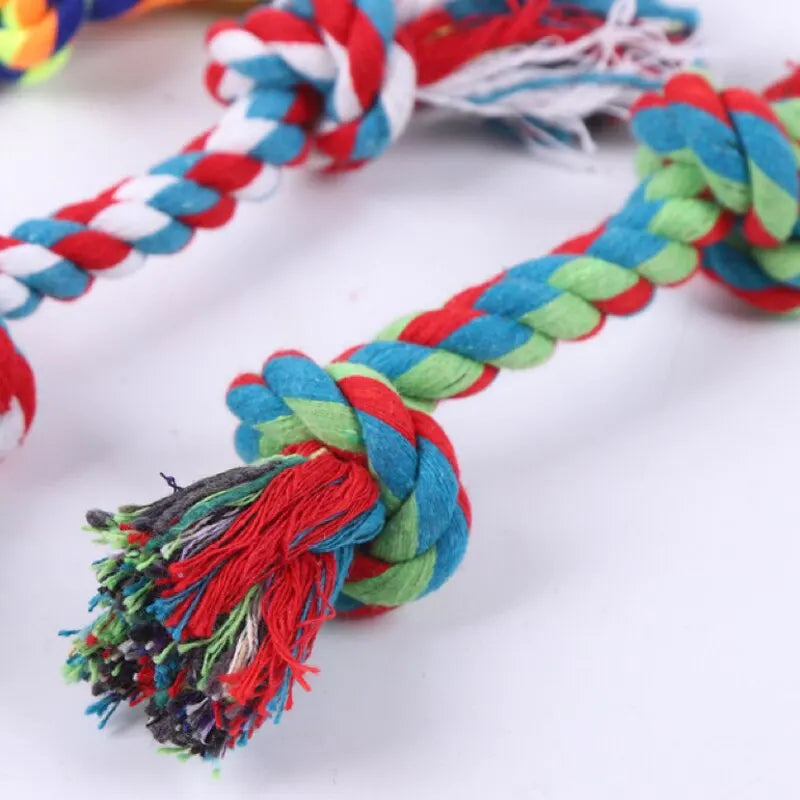 YTYIN Molar Bite Resistant Cotton Rope Dog Toy Knot