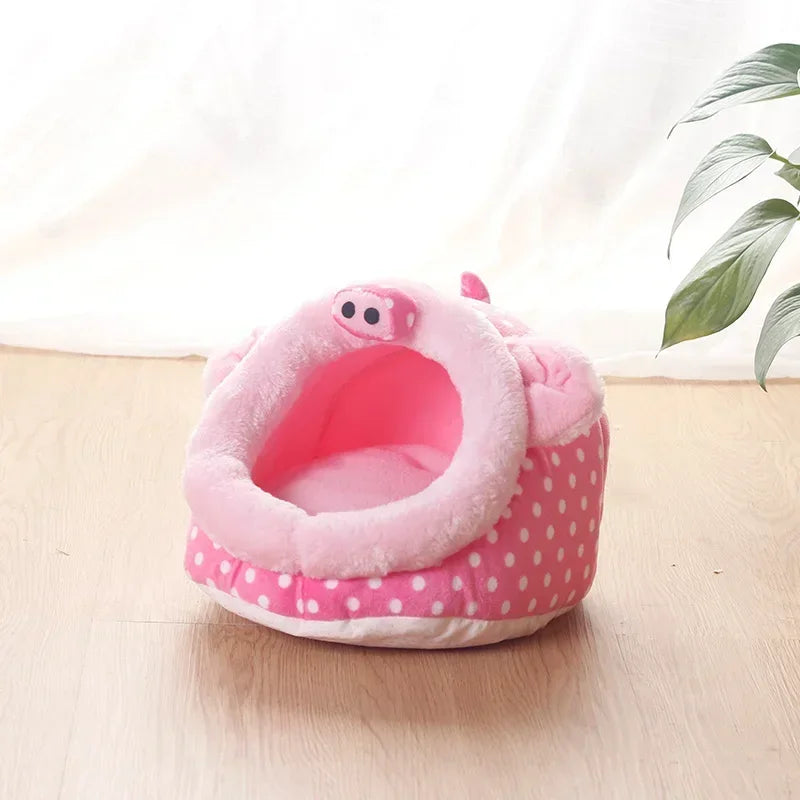 Super Warm Small Animal Cage With Hamster Nest And Rabbit Bed