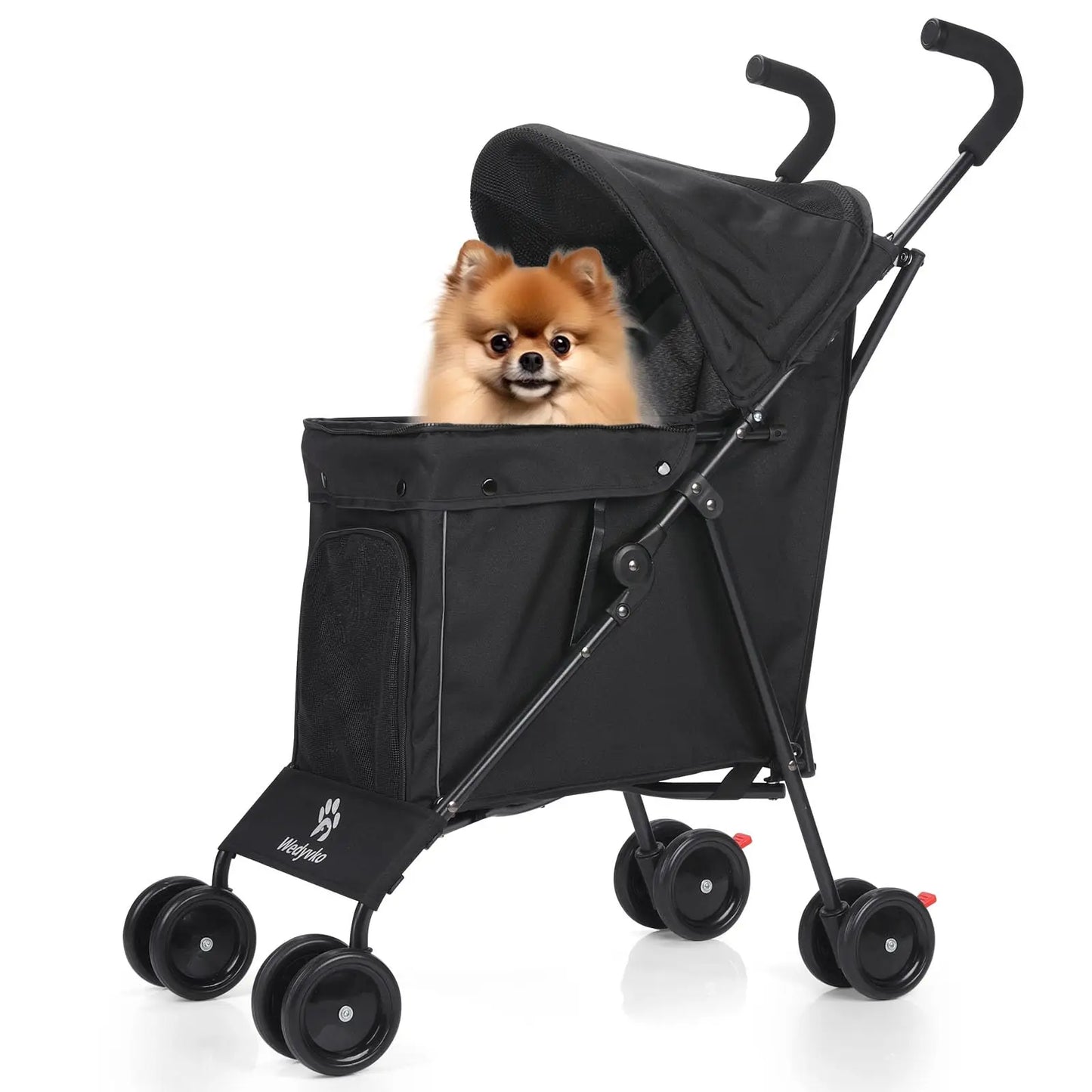 Travel Portable Dog Stroller For Small Dogs And Cats Pet Carrier With Easy Fold System
