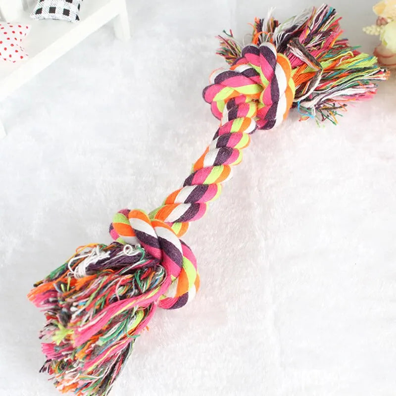 YTYIN Molar Bite Resistant Cotton Rope Dog Toy Knot
