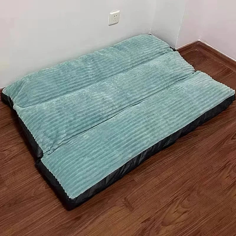 Winter Warm Corduroy Dog Bed and Sleeping Mat