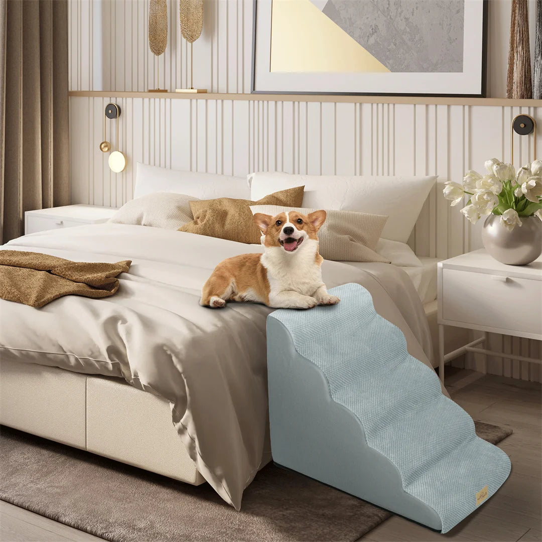 NONEDog Door High Density Foam Dog Steps With Washable Cover
