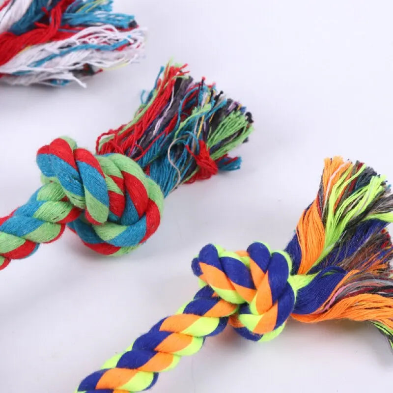 YTYIN Molar Bite Resistant Cotton Rope Dog Toy Knot