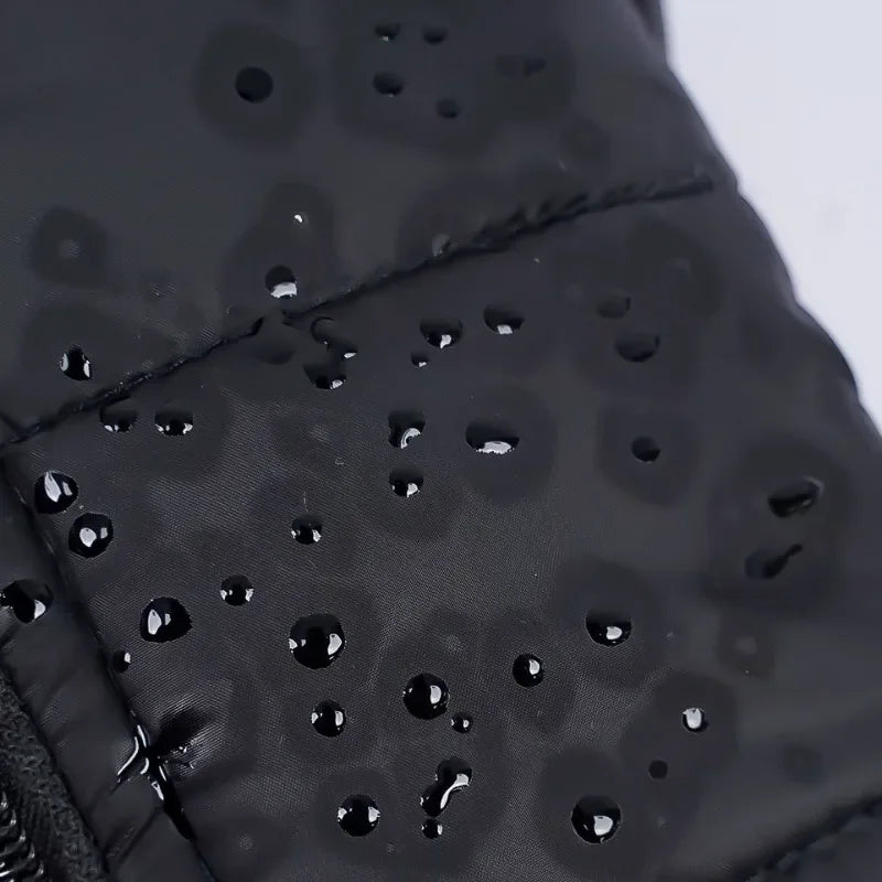Waterproof Warm Dog Coat Winter Vest Padded Zipper Jacket