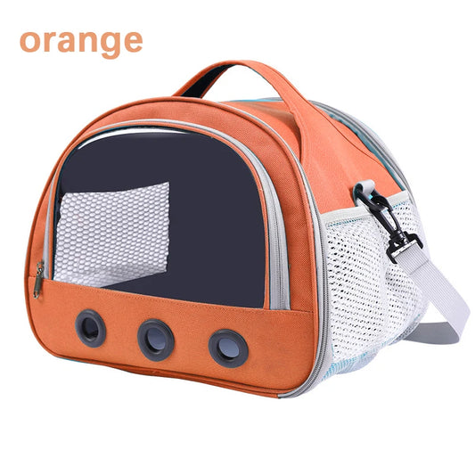 Portable Pet Carrier Bag With Breathable Mesh For Travel