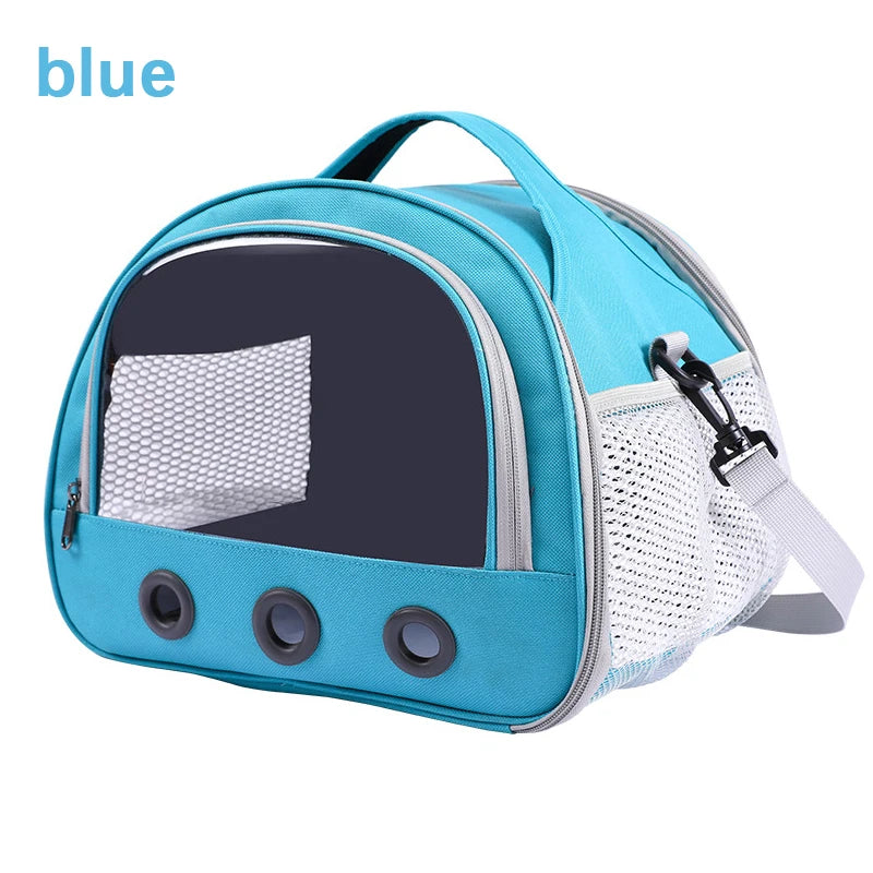Portable Pet Carrier Bag With Breathable Mesh For Travel