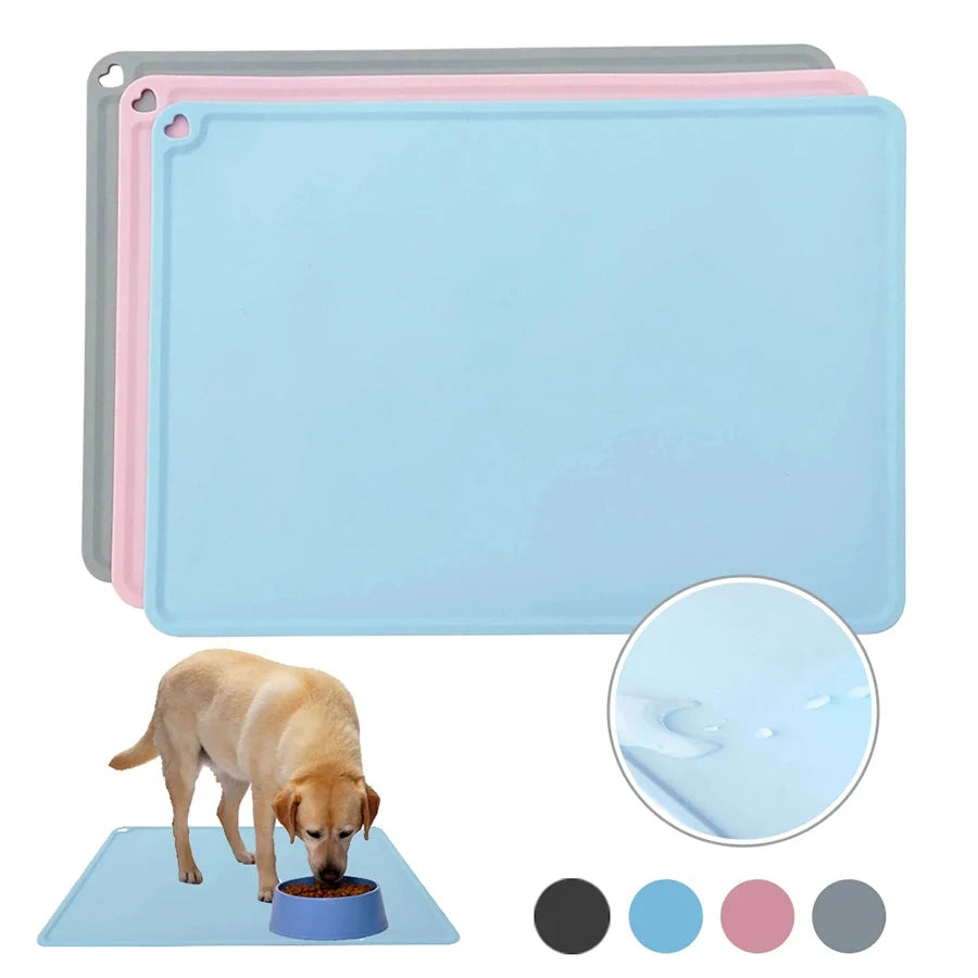 Waterproof Non Slip Silicone Pet Mat For Cats And Dogs
