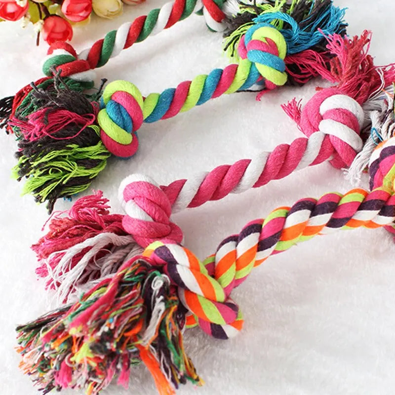YTYIN Molar Bite Resistant Cotton Rope Dog Toy Knot