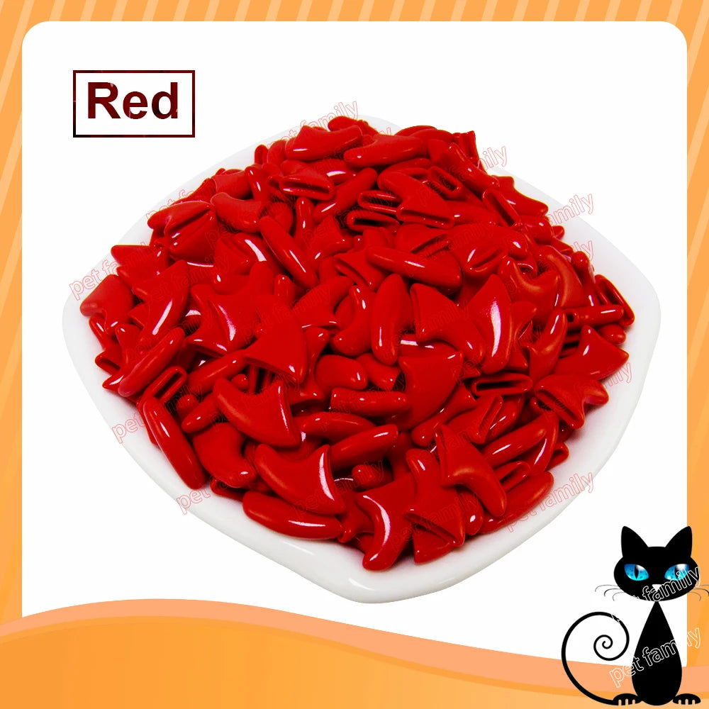 ZETPO Premium Soft CatNailCaps With DurableAdvancedEngineered Adhesive Glue Applicator