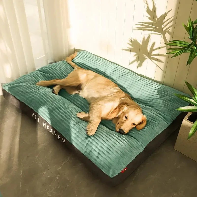 Winter Warm Corduroy Dog Bed and Sleeping Mat