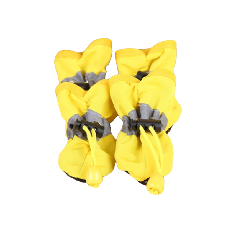 Waterproof Pet Dog Shoes Anti Slip Rain Boots Set Durable