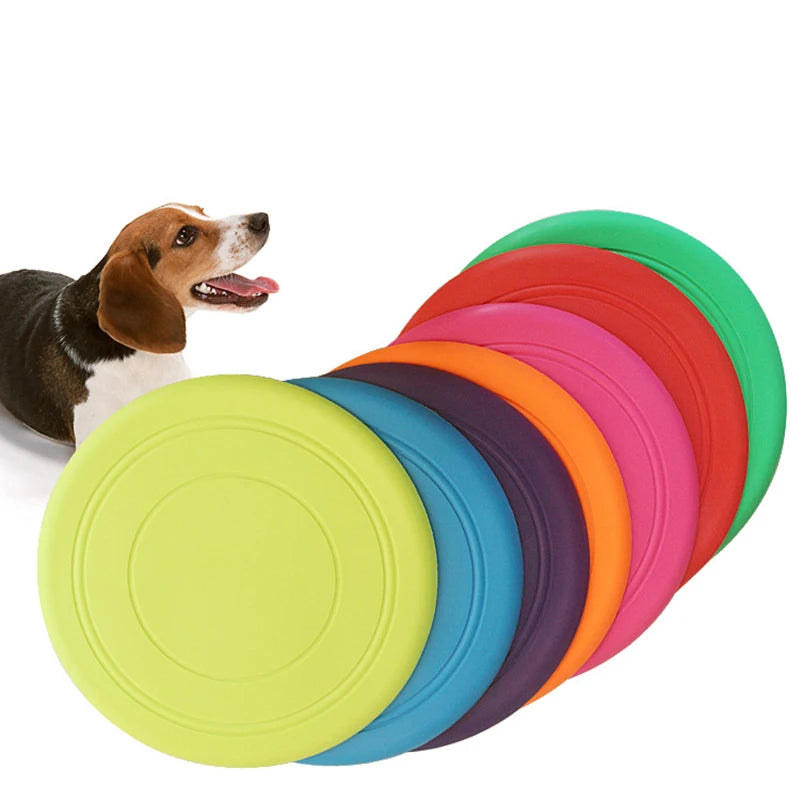 YTYIN Silicone Flying Saucer Dog Cat Toy Flying Discs