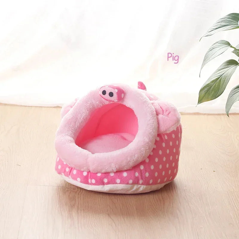 Super Warm Small Animal Cage With Hamster Nest And Rabbit Bed