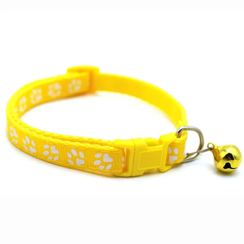 NONED Colorful Bell Cat Collar Adjustable For Cats