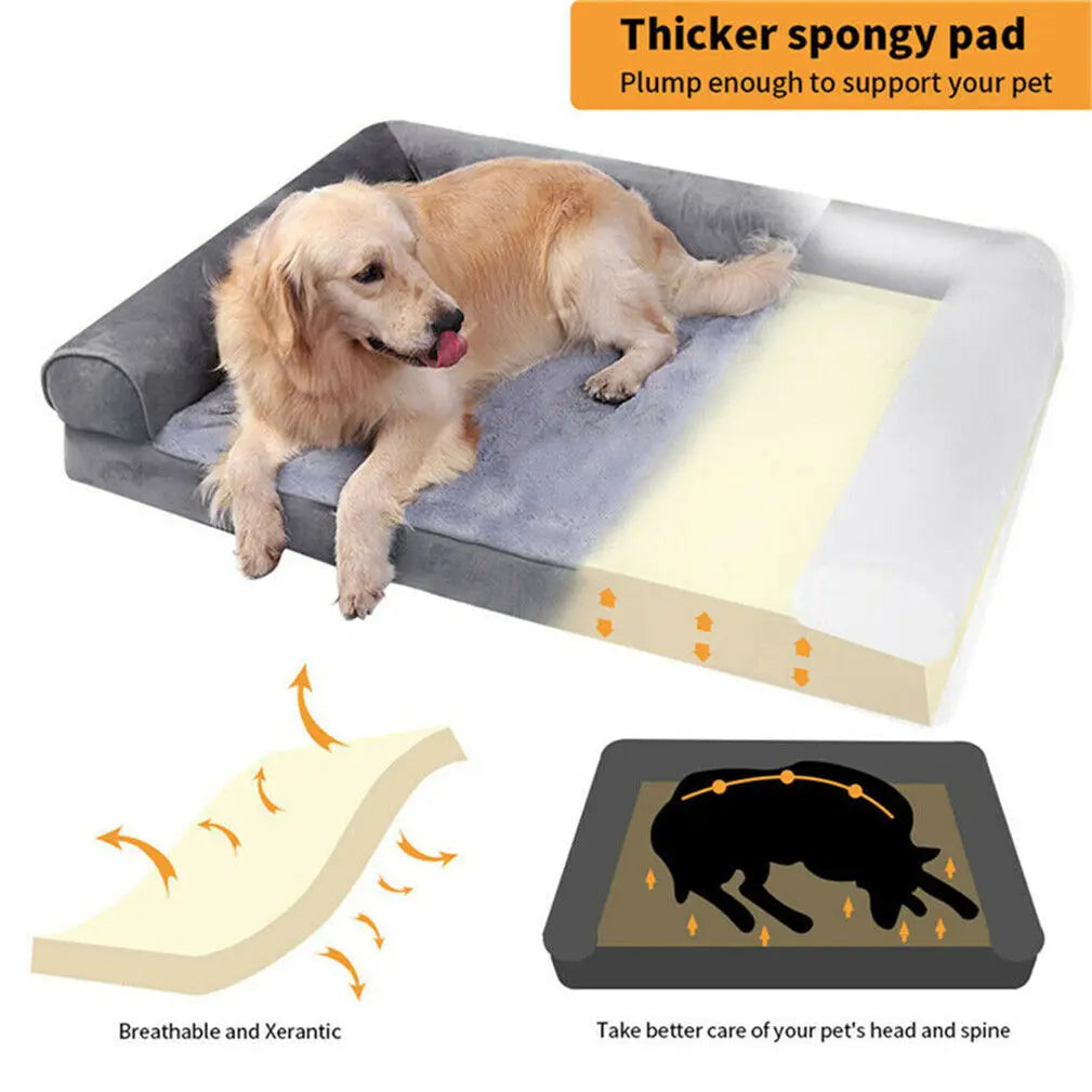 BINGOPAW PremiumPlus Orthopedic Therapeutic Dog Bed With Removable Washable Cover