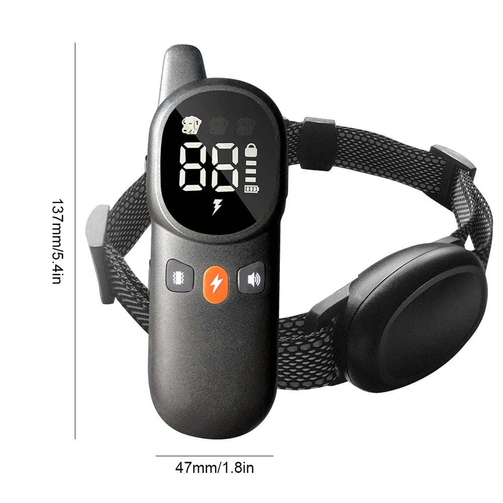 Electric Dog Training Collar With Remote Control Waterproof Vibration Sound Static Shock For All Dogs