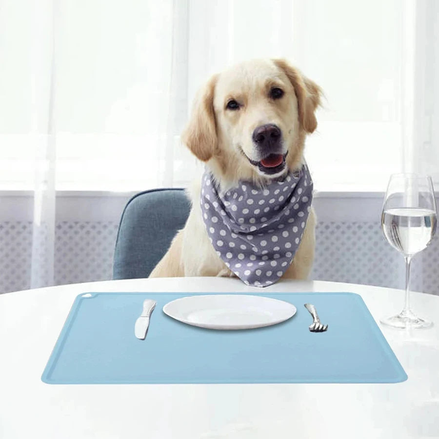 Waterproof Non Slip Silicone Pet Mat For Cats And Dogs
