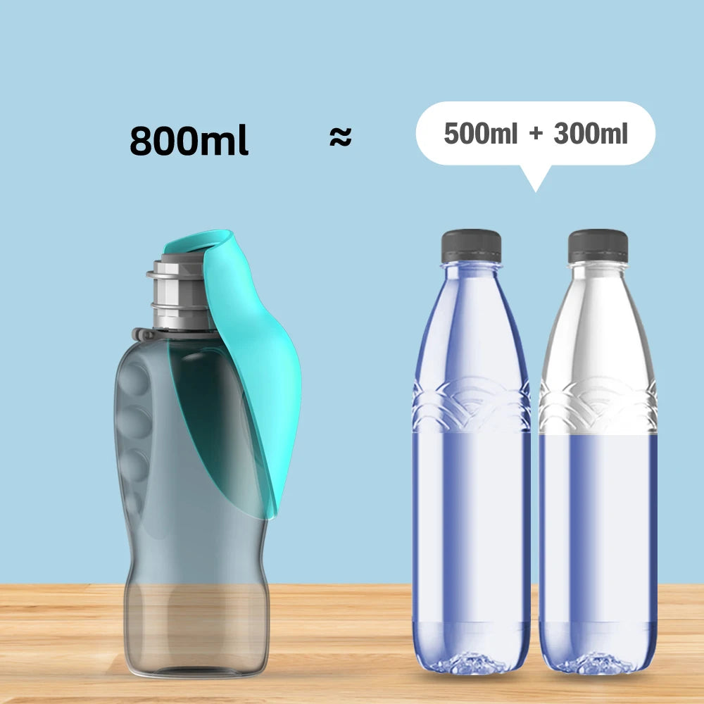 Holapet Portable Dog Water Bottle For Dogs And Cats Outdoor Travel Drinking Bowl Accessory